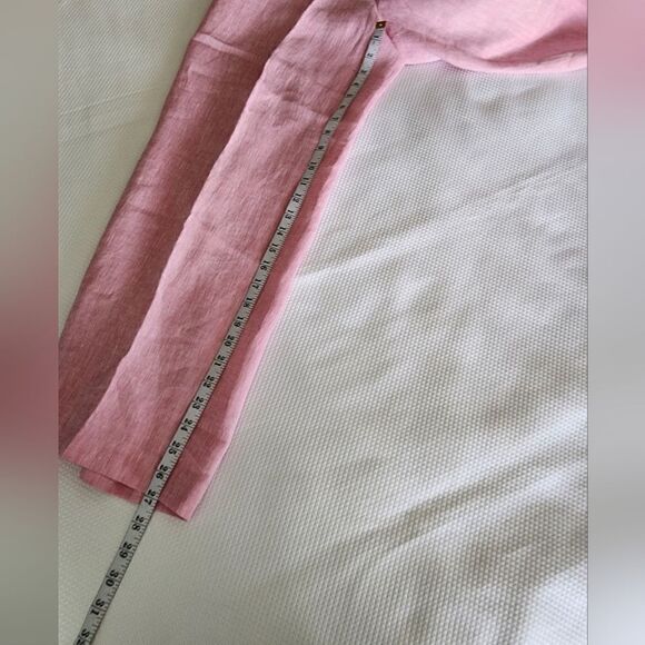 Saks fifth Avenue Real clothes linen pants coastal Chic 2025 pantone color - Picture 14 of 16